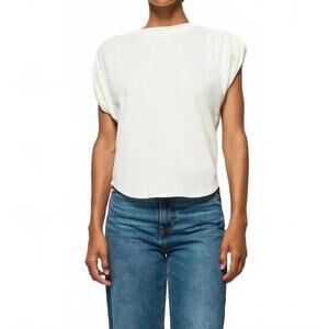 NEW NATION LTD frankie muscle tee in porcelain